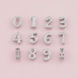 18K Gold Silver Bead 14mm Tall Slider Beads