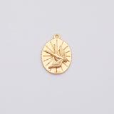 18K Gold PVD Bird Swift Seagull Charm - Tarnish Resistant