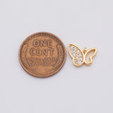 18K Gold PVD Butterfly Charm - Tarnish Resistant