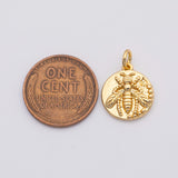 18K Gold PVD Bee Charm - Tarnish Resistant
