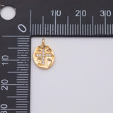 Cross Charm 18k Gold PVD Ion Plated Tarnish Resistant