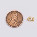 18K Gold PVD Jesus Fish charm - Tarnish Resistant
