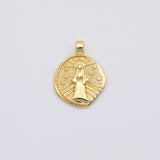 18K Gold PVD Jesus Mary Christian charm - Tarnish Resistant