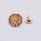18K Gold PVD Evil eye charm - Tarnish Resistant