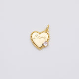 18K Gold pvd Mama Charm - Tarnish Resistant