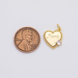 18K Gold PVD Mama Charm - Tarnish Resistant