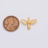 18K Gold PVD Bee Charm - Tarnish Resistant