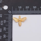 18K Gold PVD Bee Charm - Tarnish Resistant