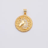 18K Gold PVD Horse Charm - Tarnish Resistant
