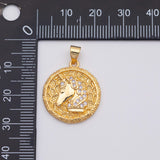 18K Gold PVD Horse Charm - Tarnish Resistant