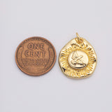 18K Gold PVD Flying Bird Charm - Tarnish Resistant