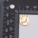 18K Gold PVD Moon Charm - Tarnish Resistant