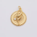 18K Gold PVD 3D Snake Charm - Tarnish Resistant