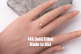 Rainbow Cloud Connector 14Kt Gold Filled Connectors Two Sizes 14K GF Sterling Silver - Connectors - Permanent Jewelry Connectors Supply