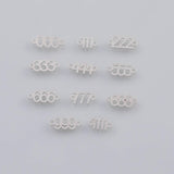 Angel Number Connectors - 3.8mm 14kt Gold Filled Angel Numbers for Bracelet - 1111 Number Link for Chain - Wholesale Bulk Permanent Jewelry