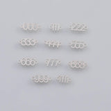 Angel Number Connectors - 3.8mm 14kt Gold Filled Angel Numbers for Bracelet - 1111 Number Link for Chain - Wholesale Bulk Permanent Jewelry
