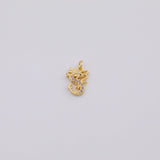 18K Gold PVD Dragon chinese dragon charm - Tarnish Resistant