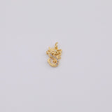 18K Gold pvd Dragon chinese dragon charm - Tarnish Resistant