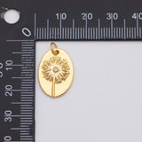 18K Gold PVD Delion charm - Tarnish Resistant