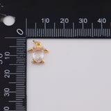 18K Gold PVD Sea turtle charm - Tarnish Resistant