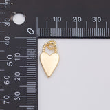 18K Gold PVD Heart charm - Tarnish Resistant
