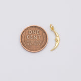 18K Gold PVD Moon man on the moon charm - Tarnish Resistant