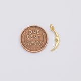 18K Gold PVD Moon man on the moon charm - Tarnish Resistant