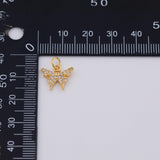 18K Gold PVD Butterfly charm - Tarnish Resistant