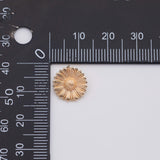 18K Gold PVD Sunflower charm - Tarnish Resistant