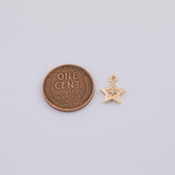 18K Gold PVD Star charm - Tarnish Resistant