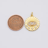 18K Gold PVD Evil charm - Tarnish Resistant