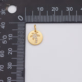 18K Gold PVD Palm tree charm - Tarnish Resistant