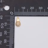 18K Gold PVD Pineapple fruit charm - Tarnish Resistant