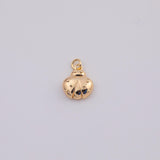 18K Gold PVD Ladybug Charm 10x12mm Insect Animal N1758 - Tarnish Resistant