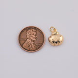 18K Gold PVD Ladybug Charm 10x12mm Insect Animal N1758 - Tarnish Resistant