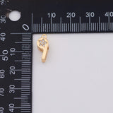 18K Gold PVD Whistle charm - Tarnish Resistant