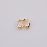 18K Gold pvd Hcuffs Connector h cuff charm - Tarnish Resistant