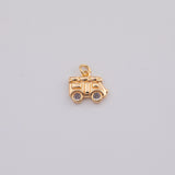 18K Gold PVD Camper Car charm - Tarnish Resistant