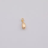 18K Gold PVD Eggplant fruit charm - Tarnish Resistant