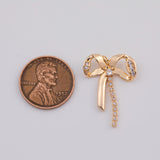 18K Gold PVD Bow ribbon charm - Tarnish Resistant