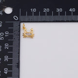 18K Gold PVD Crab charm - Tarnish Resistant