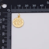 18K Gold PVD Sun charm - Tarnish Resistant