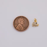 18K Gold pvd Elephant charm - Tarnish Resistant