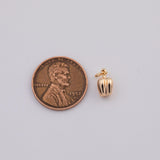18K Gold PVD Red Peppers charm - Tarnish Resistant