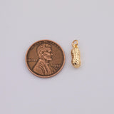 18K Gold PVD Peanut peanuts charm - Tarnish Resistant