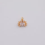 18K Gold PVD Crab charm - Tarnish Resistant