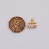 18K Gold PVD Crab charm - Tarnish Resistant