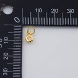 18K Gold PVD Star Charm Small Dainty 5mm Charm Pendant Charms - Tarnish Resistant