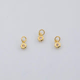 18K Gold PVD Star Charm Dainty Small 5mm Charm Pendant Charms - Tarnish Resistant