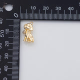 18K Gold PVD Dog charm - Tarnish Resistant